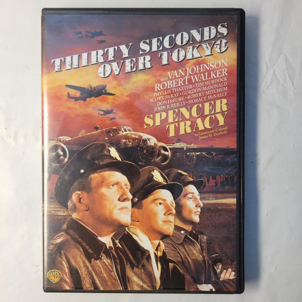 Warner Bros Thirty Seconds Over‎ Tokyo DVD Spencer Tracy WWII War Movie Classic